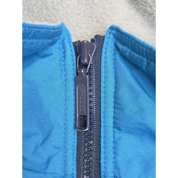 Vtg 80s Patagonia Vest Blue Fleece Nylon Shelled Synchilla Size 11/12 Women S?